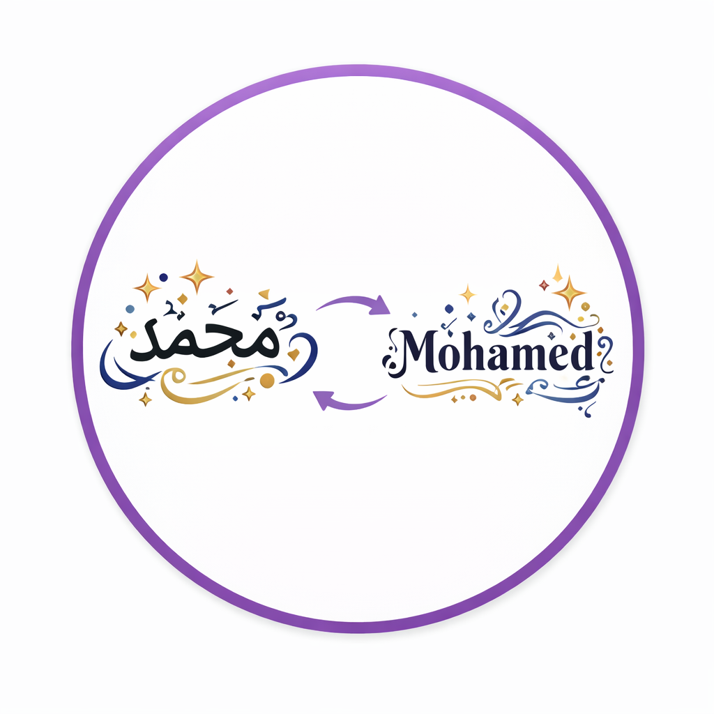 التصميم باللغتين العربية والإنجليزية